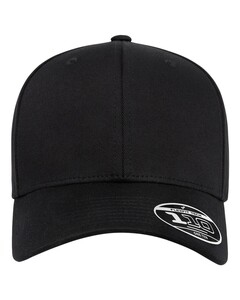 FlexFit 6277ADJ Black-Cotton Blend Adjustable Cap Black