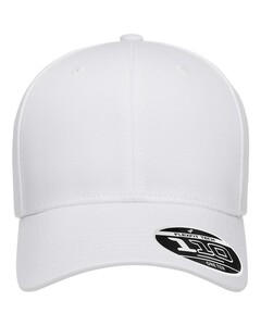 FlexFit 6277ADJ White-Cotton Blend Adjustable Cap White