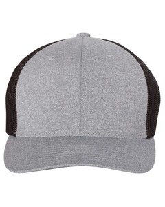 Melange Trucker Hat Gray FlexFit 6311 Gray