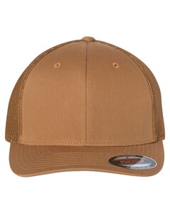 Fitted Trucker Hat Brown FlexFit 6511 Brown