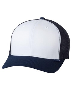 FlexFit 6511 Navy-Fitted Trucker Hat Navy
