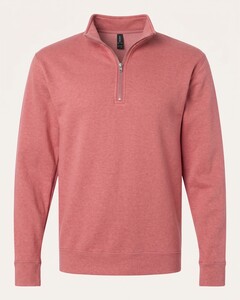 Gildan 18810 Red-Unisex Heavy Blend™ Quarter-Zip Sweatshirt Red