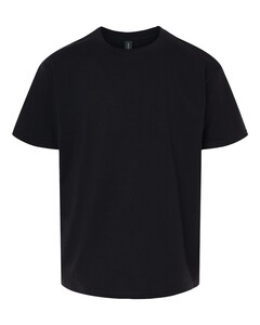 Gildan 3000B Black-Youth Light Cotton T-Shirt Black