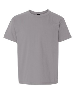 Gildan 3000B Gray-Youth Light Cotton T-Shirt Gray