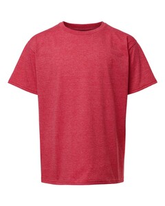 Gildan 3000B Red-Youth Light Cotton T-Shirt Red