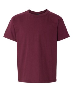 Gildan 3000B Maroon-Youth Light Cotton T-Shirt Maroon