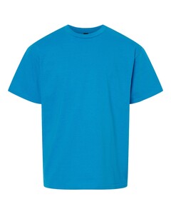 Gildan 3000B Blue-Green-Youth Light Cotton T-Shirt Blue-Green