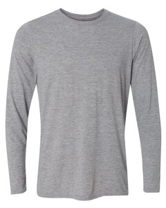 Gildan 42400 Gray-Core Performance Long Sleeve Shirt Gray