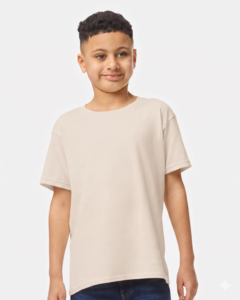 Gildan 5000B Gray-Youth Heavy Cotton T-Shirt Gray