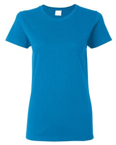 Gildan 5000L Blue-Green-Heavy Cotton 5.3oz Women's T-Shirt Blue-Green