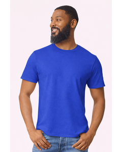 Gildan 64000 Blue-Softstyle T-Shirt Blue