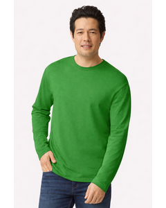 Gildan 64400 Green-Softstyle Long Sleeve T-Shirt Green