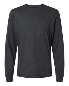 Gildan 64440CVC Black-Softstyle&reg; CVC Long Sleeve T-Shirt Black