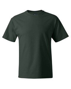 Hanes Beefy-T Unisex Heavyweight Cotton T-Shirt Green Hanes 5180 Green
