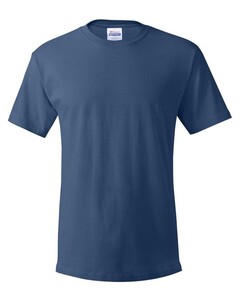 Essential-T Cotton T-Shirt Blue Hanes 5280 Blue