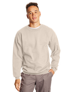 Hanes F260 Brown-Ultimate Cotton Crewneck Sweatshirt Brown