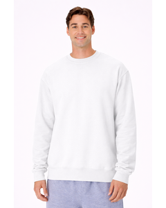 Hanes OG600 White-Unisex Beefy&reg; Sweats Premium Heavyweight Crewneck Sweatshirt White