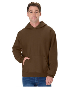 Hanes OG700 Brown-Unisex Beefy&reg; Sweats Premium Heavyweight Hooded Sweatshirt Brown