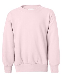Ecosmart Youth Crewneck Sweatshirt Pink Hanes P360 Pink