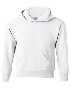 Ecosmart Youth Hoodie White Hanes P473 White