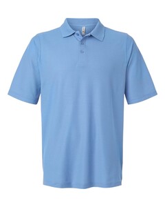 Harriton M105 Gray-Men's Maverick CVC Pique Polo Gray