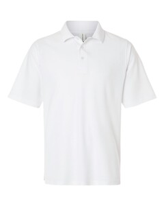 Harriton M105T White-Men's Tall Maverick CVC Pique Polo White
