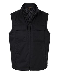 Harriton M723 Black-Unisex ClimaBloc&reg; Station Vest Black