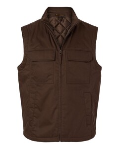 Harriton M723 Brown-Unisex ClimaBloc&reg; Station Vest Brown