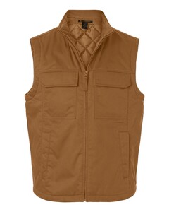 Harriton M723 Brown-Unisex ClimaBloc&reg; Station Vest Brown