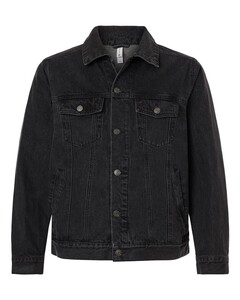 Harriton M75 Black-Men's Cooper Denim Jacket Black