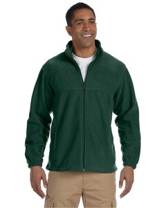 Harriton M990 Green-Full-Zip Fleece Green