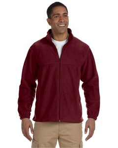 Full-Zip Fleece Purple Harriton M990 Purple