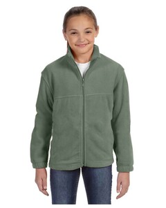 Youth Full-Zip Fleece Green Harriton M990Y Green