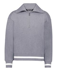 Holloway 223782 Gray-Women's Heritage Prep Quarter-Zip Pullover Gray