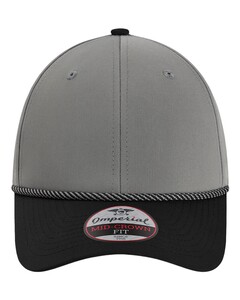 Imperial 7054 Gray-Wingman Rope Hat Gray