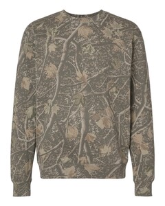 Independent Trading IND3000 Camo-Heavyweight Crewneck Sweatshirt Camo