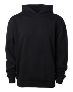 Independent Trading IND330BLV Black-Boulevard Heavyweight Hooded Sweatshirt Black