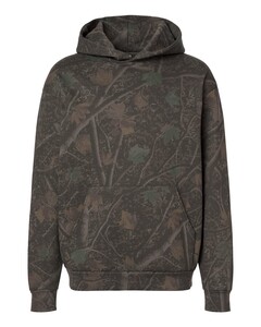 Independent Trading IND330BLV Gray-Boulevard Heavyweight Hooded Sweatshirt Gray