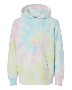 Independent Trading PRM1500TD Tie-Dyed-Youth Midweight Tie-Dye Hoodie Tie-Dyed