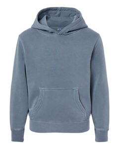 Independent Trading PRM1500Y Blue-Youth Midweight Pigment-Dyed Hoodie Blue