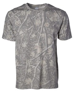Independent Trading PRM180PT Camo-Premium Pigment-Dyed T-Shirt Camo
