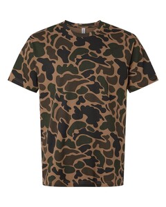 Independent Trading PRM180PT Camo-Premium Pigment-Dyed T-Shirt Camo