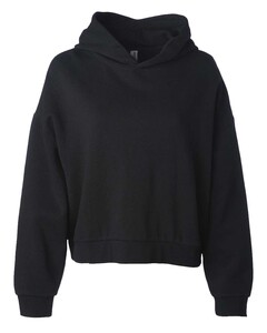 Independent Trading PRM2600 Black-Women's California Wave Wash Sunday Hoodie Black