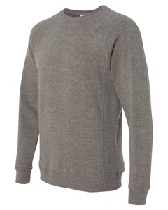 Independent Trading PRM30SBC Gray-Unisex Special Blend Raglan Crewneck Sweatshirt Gray