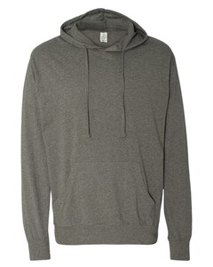 Independent Trading SS150J Gray-Lightweight Hoodie Pullover T-Shirt Hoodie Gray