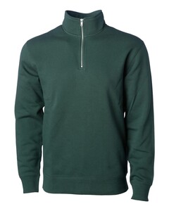 Midweight Quarter-Zip Pullover Green Independent Trading SS4600QZ Green