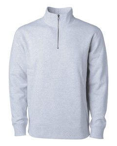 Independent Trading SS4600QZ Gray-Midweight Quarter-Zip Pullover Gray