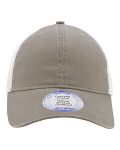 Infinity Her ANNIE Gray-Women's Peached Twill Mesh Back Cap Gray
