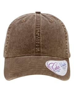 Infinity Her CASSIE Brown-Women's Pigment Dyed Fashion Undervisor Cap Brown
