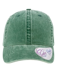 Infinity Her CASSIE Green-Women's Pigment Dyed Fashion Undervisor Cap Green